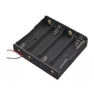 porta celda de 4 b Portacelda 18650 de 4 celdas